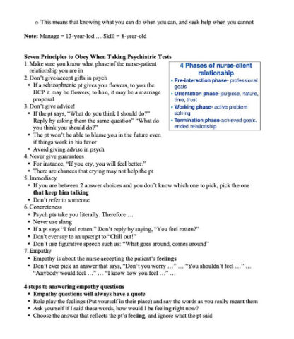 Mark K NCLEX Review Study Guide - Over 90 Pages of Notes from Mark K's Lectures!! - Image 4