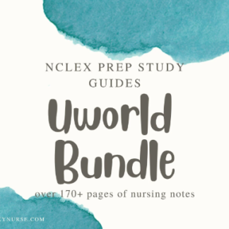 UWORLD Review Nursing Study Guides - BUNDLE | NCLEX-RN NextGen
